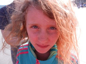 Lilly's got those crazy beach eyes!