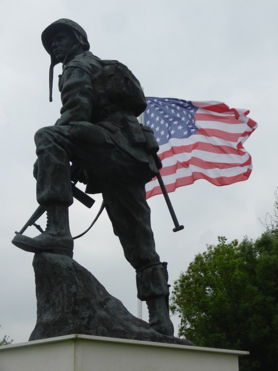 Iron Mike sculpture, St Mere Eglise France