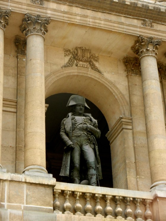 Napoleon overlooks his palace..now the Army museum