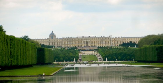 Palace of Versailles as seen from the very farthest reaches of the gardens...It's one huge place