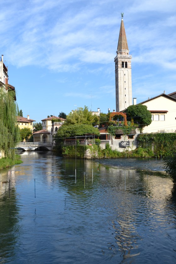 The gorgeous little village of Sacile, Italy