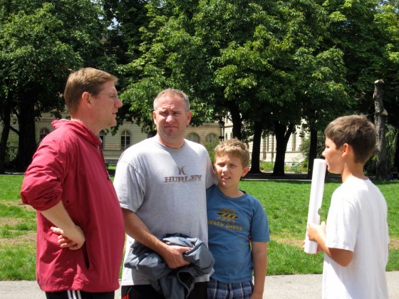 Bryan gives the guys a brief understanding of the Reformation...because it can be done in 3 minutes if you're quick