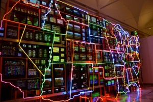 Neon States, Nam June Paik. American Art Museum