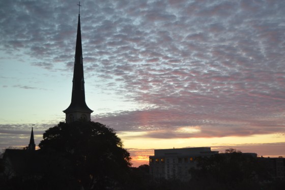 Charleston skyline--Sunday morning