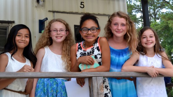 Some of the great students in Mrs. Fox's 5th grade class at Pinehurst Elementary