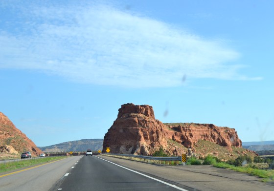 Ater miles of open, flat landscape it's a feast for the eyes to see these formations