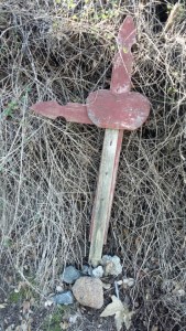Forgotten Cross, Jesmond Dene Park. Escondido