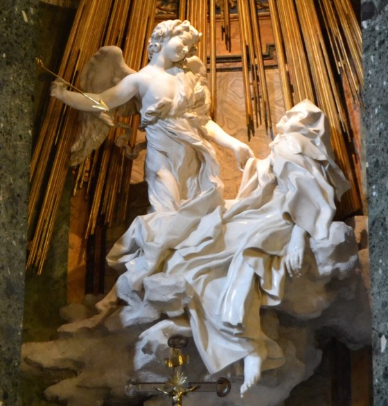 Bernini's Ecstasy of St Teresa, Santa Maria della Vittoria Church