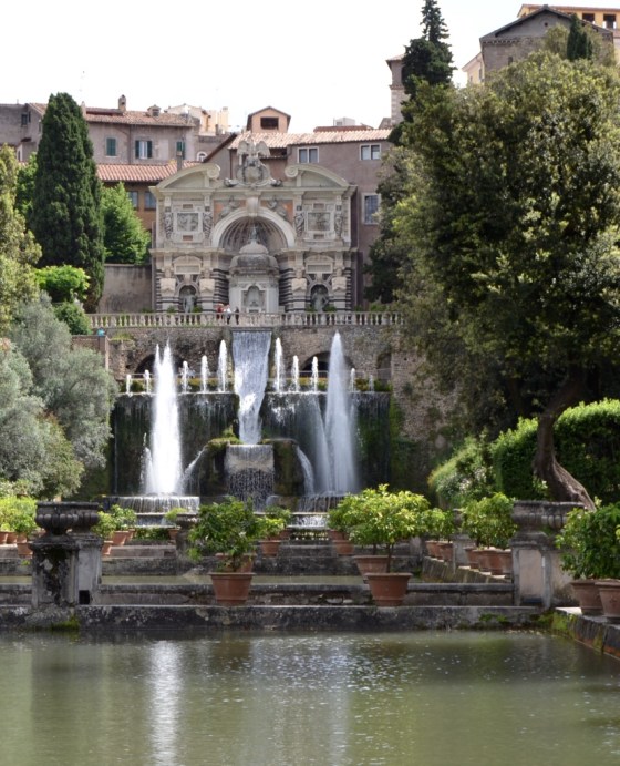 The grand formal gardens of Villa d'Este, Tivoli