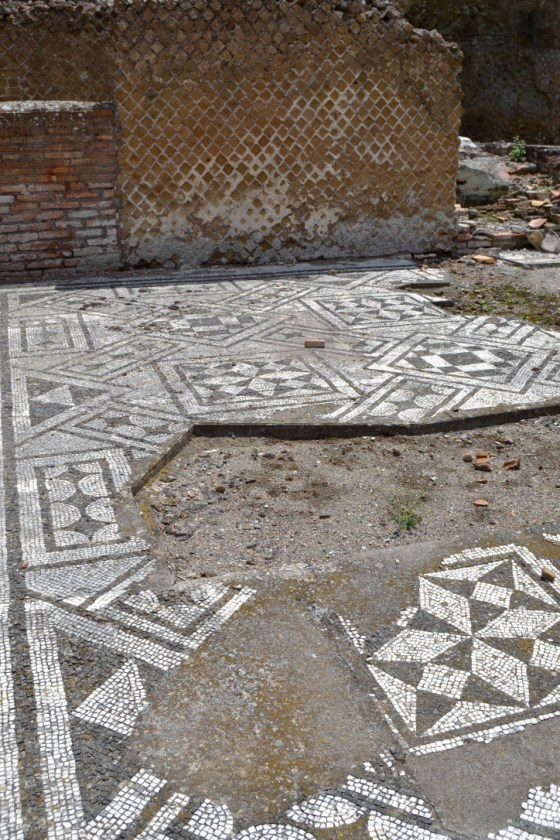 Mosaic floors at Hadrian's Villa
