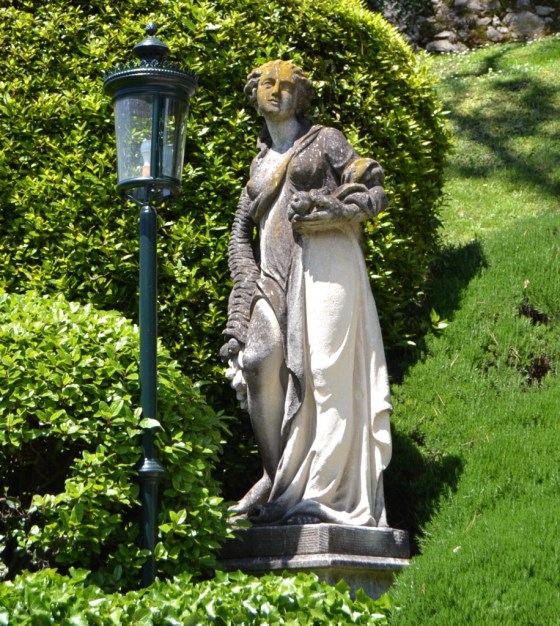 the grounds of Villa del Balbianello