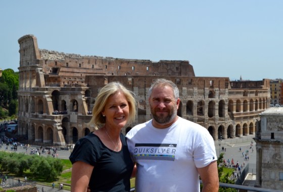 The Coliseum as seen from Palatine Hill